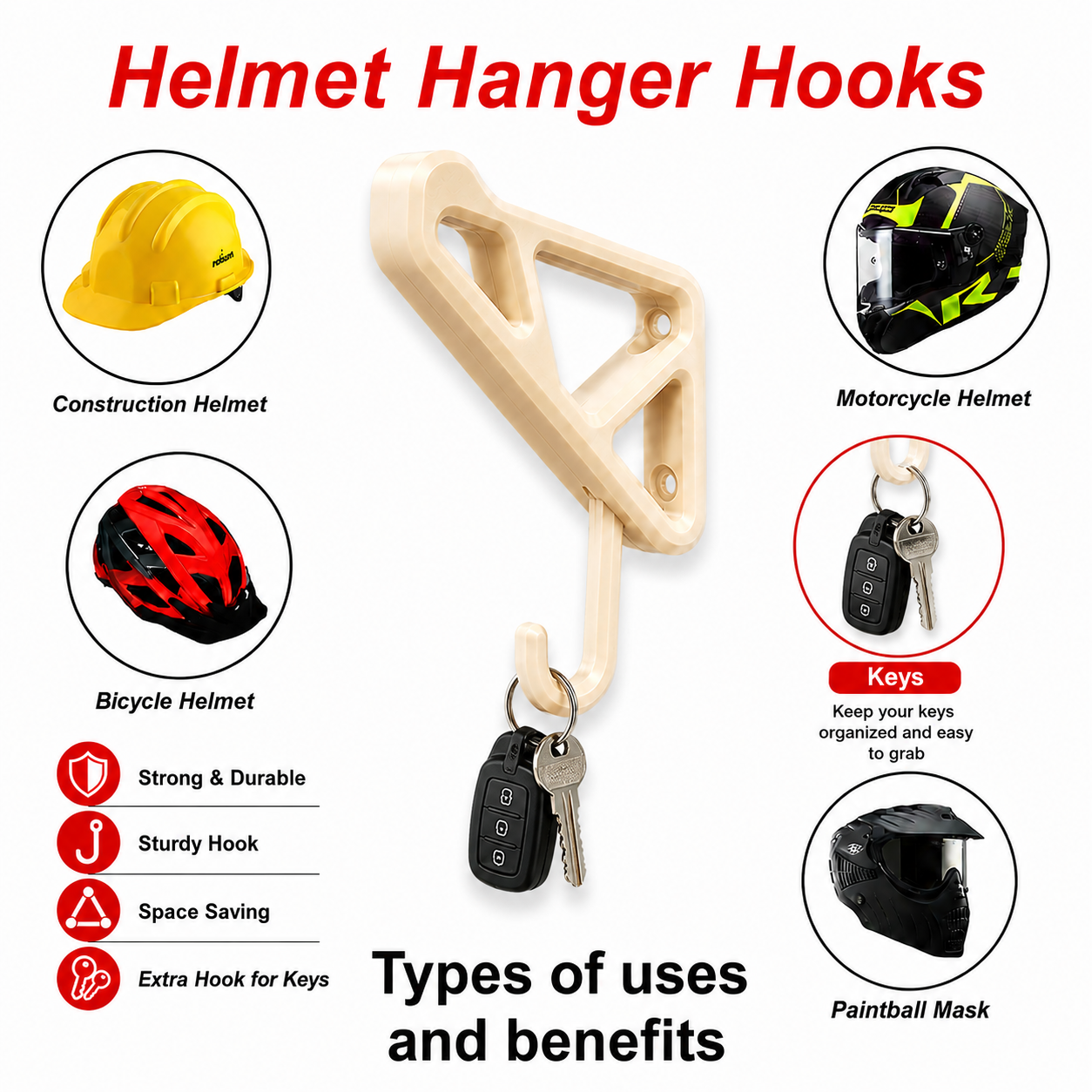 Motorcycle Helmet Hanger
