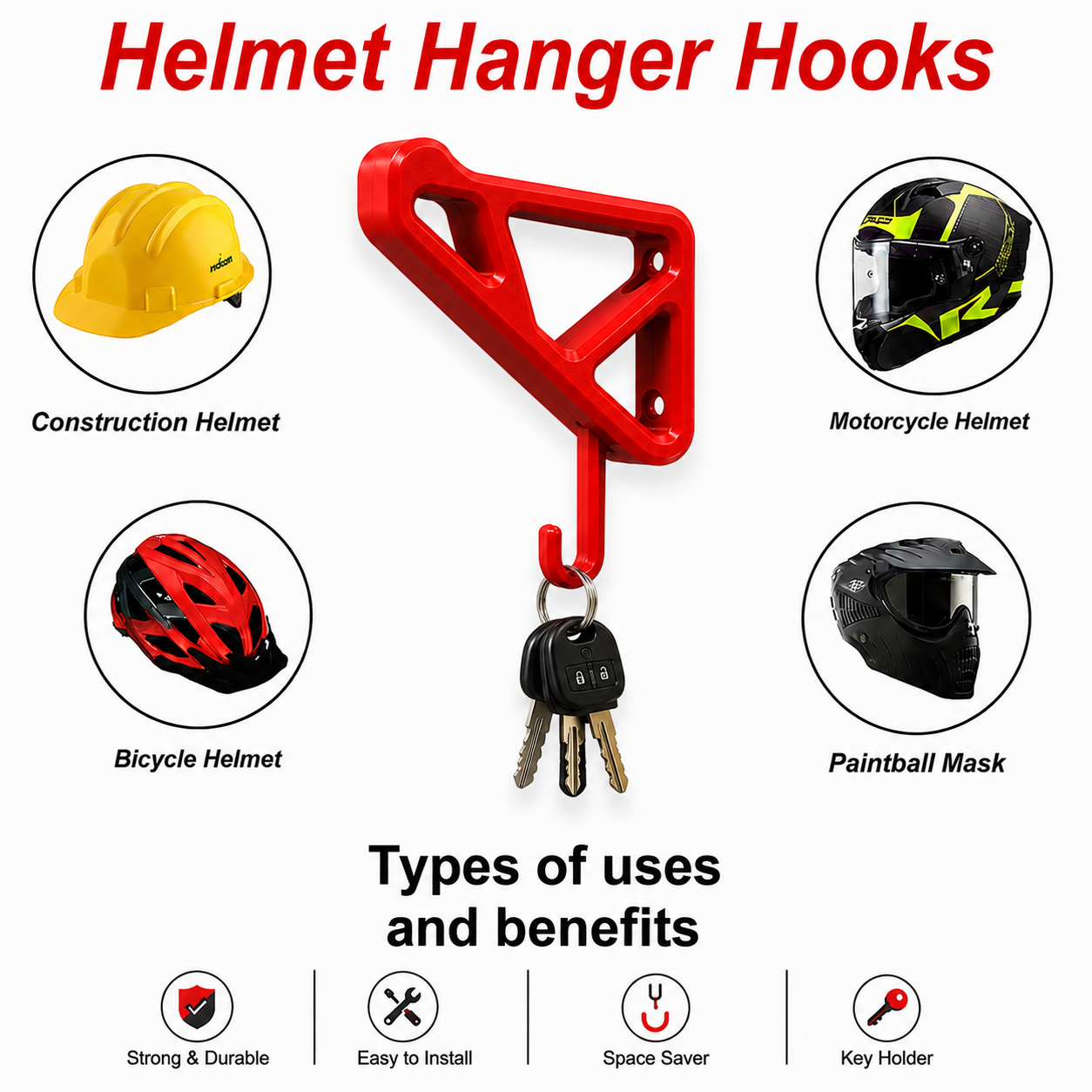Motorcycle Helmet Hanger