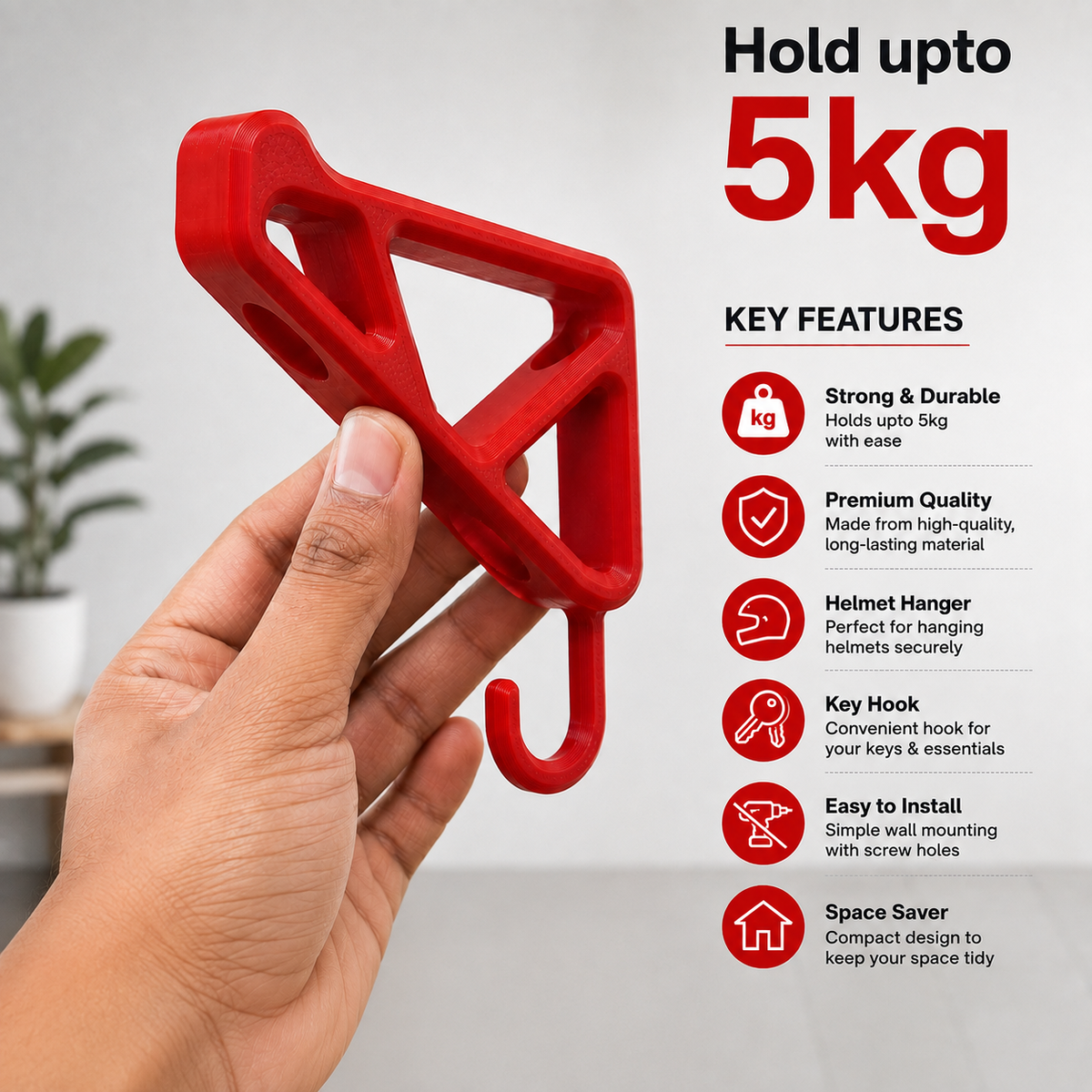 Motorcycle Helmet Hanger