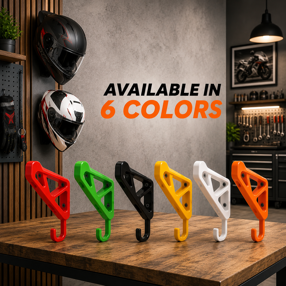 Motorcycle Helmet Hanger