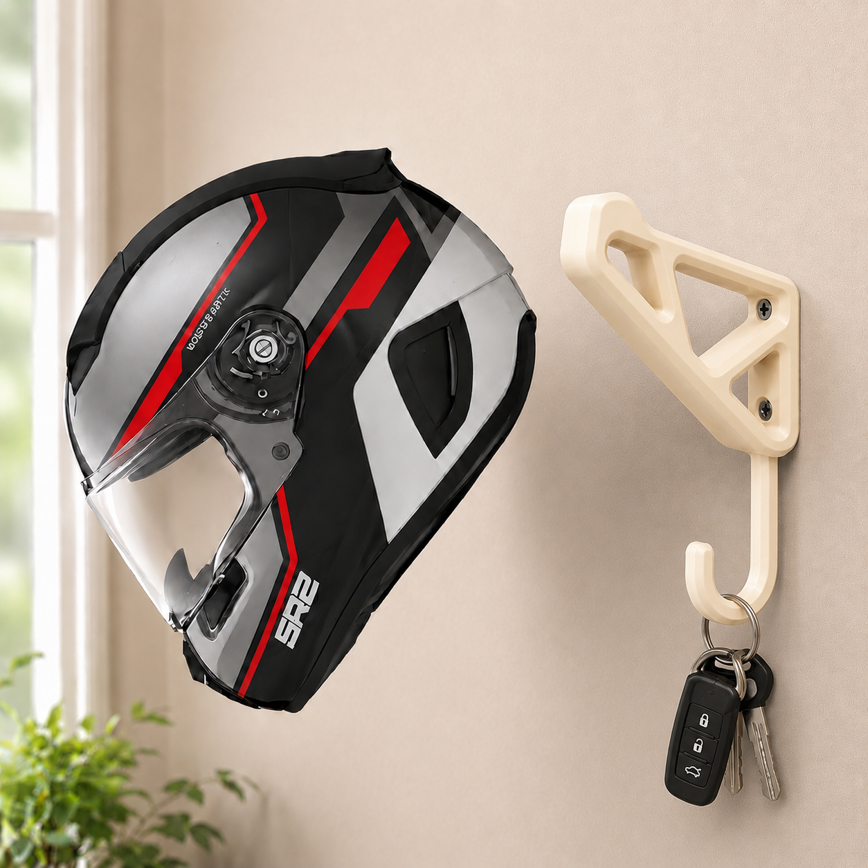 Motorcycle Helmet Hanger