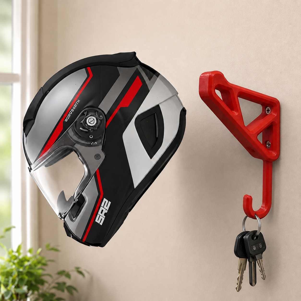 Motorcycle Helmet Hanger