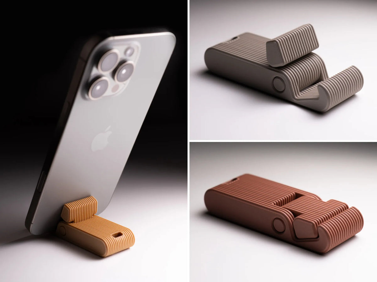 Traveler's Mini Portable Phone Stand & Keychain (Multi-Pack)